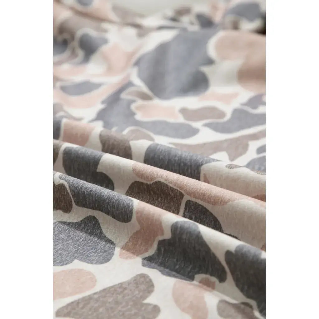 Multicolour Camouflage Print Shift Silhouette Long Sleeve Plus Size Sweatshirt