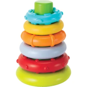 Infantino Rock'N Stack Rings Baby Activity , Learning & Developing Toys, Multicolor, Rock'N Stack Rings, Large