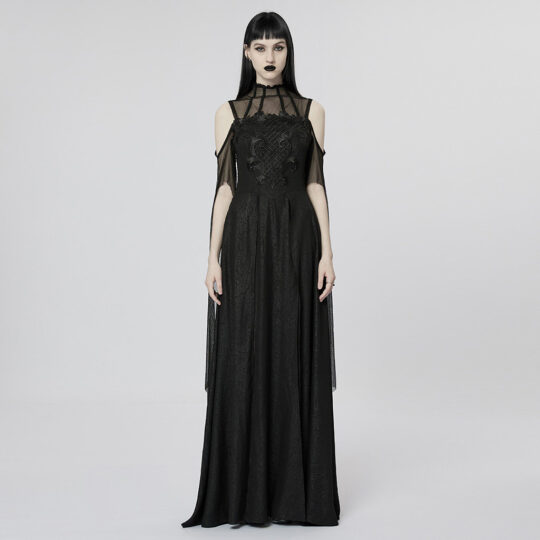 Womens Gothic-style Goddess Long Dress Evening Gown