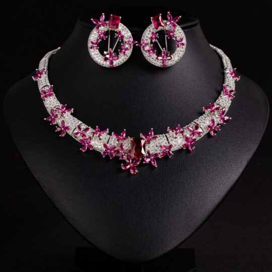 Cross-Border European And American Jewelry Fashion Versatile Design Inlaid With Smart Zircon Butterfly Jewelry Banquet Jewelry For Women