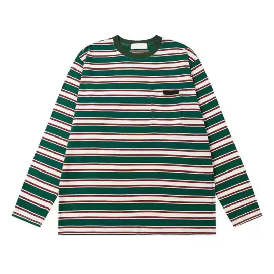 Striped Logo Long Sleeve