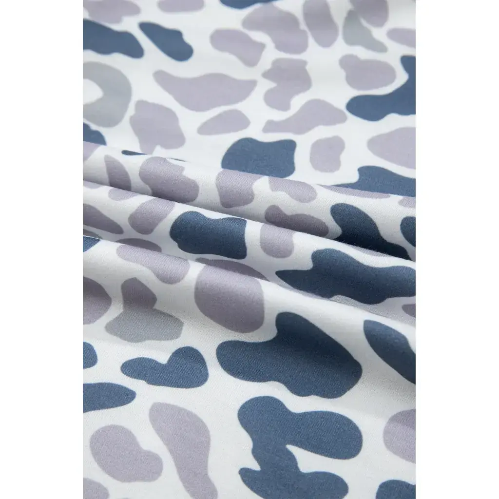 Multicolour Camouflage Print Kangaroo Pocket Zip Collar Pullover Sweatshirt - Image 16