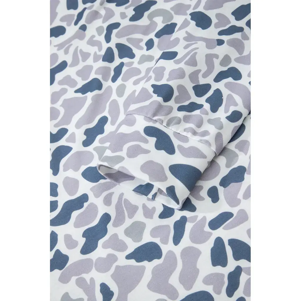Multicolour Camouflage Print Kangaroo Pocket Zip Collar Pullover Sweatshirt - Image 17