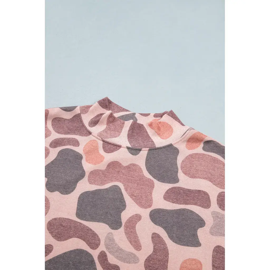 Multicolour Camouflage Western Style Pullover Sweatshirt - Image 13
