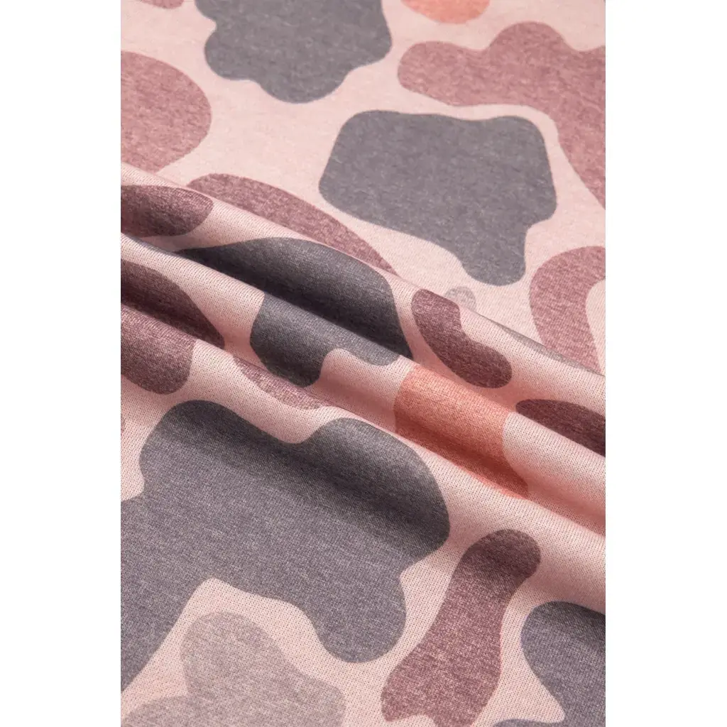 Multicolour Camouflage Western Style Pullover Sweatshirt - Image 15