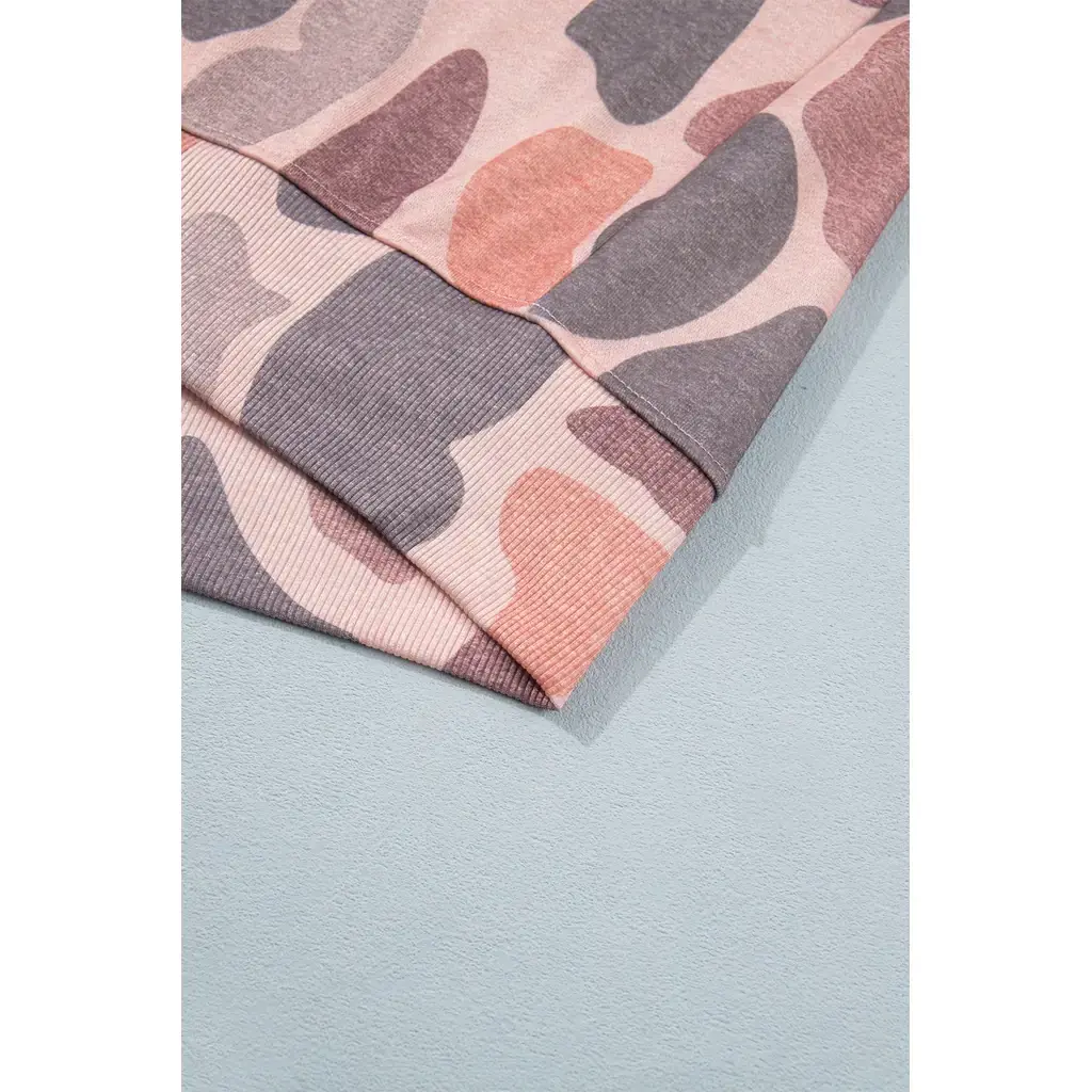 Multicolour Camouflage Western Style Pullover Sweatshirt - Image 16