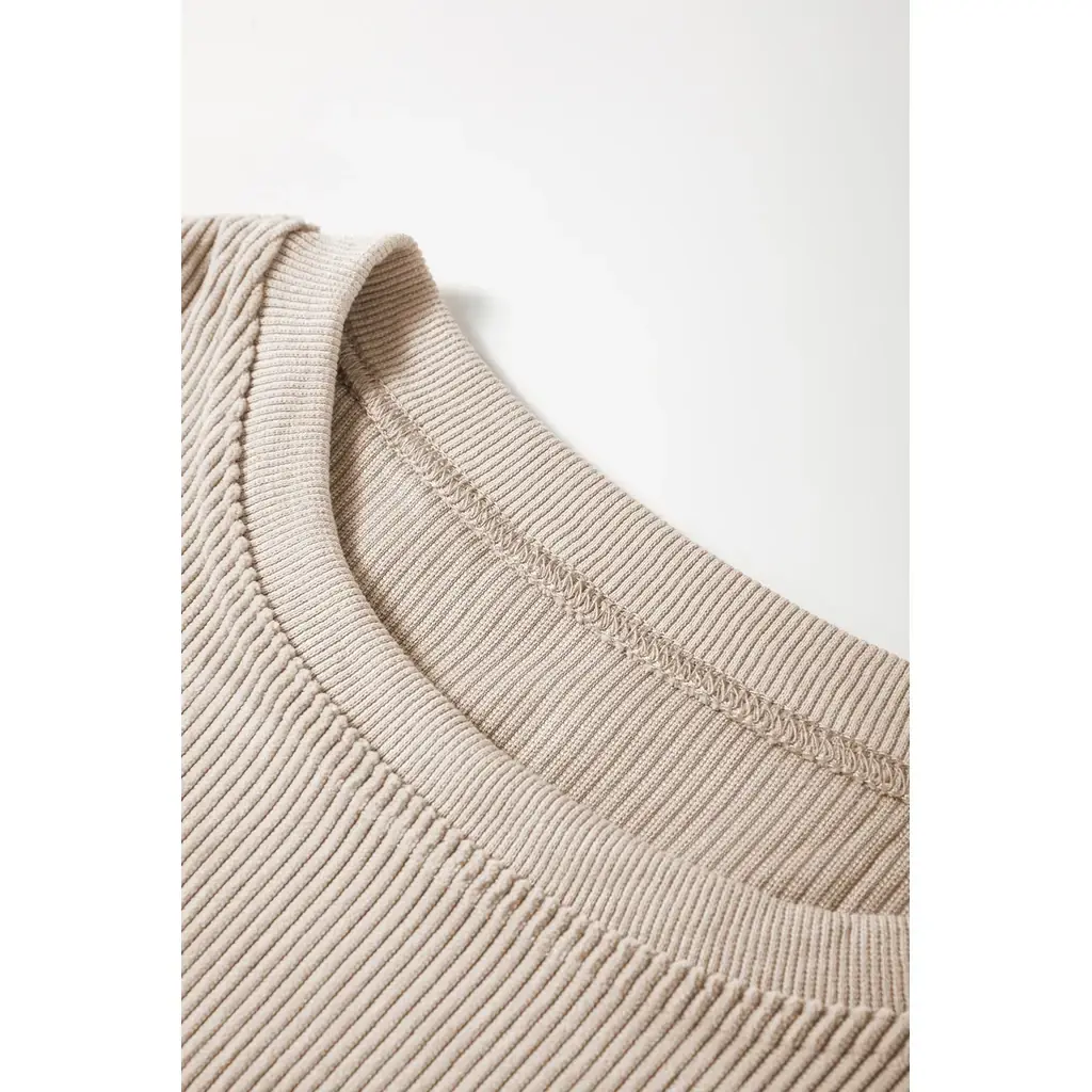 Smoke Gray Turkey Graphic Corded Baggy Sweatshirt - Image 11